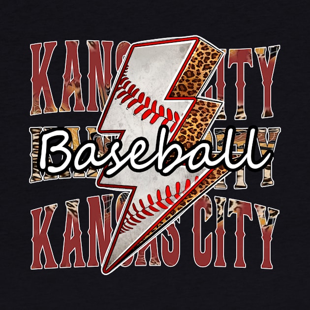 Graphic Baseball Kansas City Proud Name Team Vintage by WholesomeFood